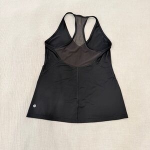 Lululemon Black Racerback Tank Top size 6